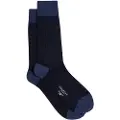 Hackett London Hackett Londontil mænd. HMU30022 Navy merino-strømper (S-M), Afslappet, Bomuld, Blå