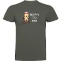 Kruskis Born To Ski T-shirt Med Korte ærmer
