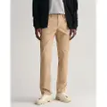 Gant Ganttil mænd. 1505221 Slim Fit Twill Chino-bukser (33/36), Casual, Bomuld, Økologisk bomuld, Bæredygtig