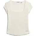 Superdry Essential Square Neck T-shirt Med Korte ærmer