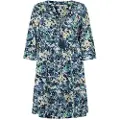 Pepe Jeans Pepe Jeanstil kvinder. PL953508 Clarisa kjole blå (L), Casual, Viscose, Lange ærmer