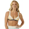 Rip Curl Block Party Spliced Fixed Tri Bikinitop
