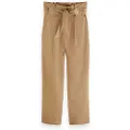 Scotch & Soda Daisy Straight Leg Paperbag Fit Højtaljede Bukser