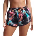 Superdry Superdrytil kvinder. W7110347A Vintage strandshorts med marinebl (XL), Casual, Bæredygtig, Genanvendt nylon, Blå