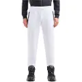 Emporio Armani EA7til mænd. 8NPP63_PJ4EZ Premium Zip-bukser hvid (3XL), Casual, Polyester