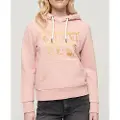 Superdry Retro Glitter Logo Hættetrøje