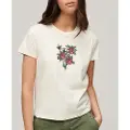 Superdry Tattoo Embroidered Fitted T-shirt Med Korte ærmer