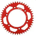 Supersprox Aluminium 45d Ral210x45red Bagtandhjul