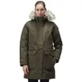 Helly Hansen Helly Hansentil kvinder. 53849 Parka Varanger grøn (M), Casual, Polyester, Genanvendt polister