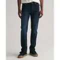 Gant Ganttil mænd. 1000264 Jeans Extra Slim Fit Active Recover blå (32/36), Casual, Bomuld, Denim