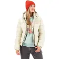 Superdry Superdrytil kvinder. W5011590A Quiltet bomberjakke Sports beige (M), Casual, Bæredygtig, Genanvendt nylon