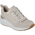 SKECHERS Skecherstil kvinder. 155616 Træningssko Billion Subtle Spots taupe (38), 5-8 cm, Blonder, Casual, Gråt