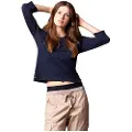 Sea Ranch Kaya 3/4 ærmet V-hals T-shirt