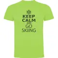 Kruskis Keep Calm And Go Skiing T-shirt Med Korte ærmer