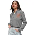 Superdry Athletic Essential Crop Sweatshirt Med Lynlås