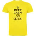 Kruskis Keep Calm And Go Skiing T-shirt Med Korte ærmer