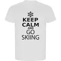 Kruskis Keep Calm And Go Skiing Eco T-shirt Med Korte ærmer