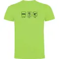 Kruskis Sleep Eat And Ski T-shirt Med Korte ærmer