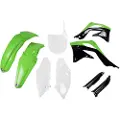 Ufo Kawasaki Kxf 450 2012-2012 Kakit217f-999 Fork Protectors & Plastikkit