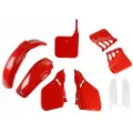 Ufo Honda Cr 250 1987-1987 Hokit093f-061 Fork Protectors & Plastikkit
