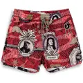 Grimey Supastar Badeshorts