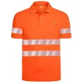 IQ-UV Uv Hivi K2 Pocket Polo Kortærmet Beskyttelsesvest
