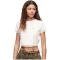 Superdry 90s Lace Trim T-shirt