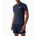 EA7 EA7til mænd. 8NPT21_PJEMZ Polo Ventus7 M Serafino marine (S), Sport, Tennis/padeltennis, Polyester, Korte ærmer, Blå