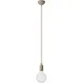 Creative Cables Med Bulb Silikone Farverig Pendellampe Med Tekstilkabel