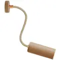 Creative Cables Fermaluce Flex 30-lampe Med Mini-roset I Træ Og Spotlampe Med Tub-e14-skærm