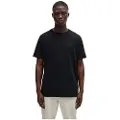 Hugo Boss BOSStil mænd. 50519352 Ensfarvet sort T-shirt (M), Korte ærmer