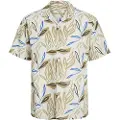 Jack & Jones Summer Leaf Kortærmet Skjorte