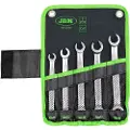 JBM 6-edge Open-mouth Wrench Kit Kombineret Nøglesæt