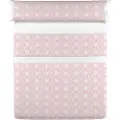 Tejidos Reina Clx Damask Flannel Triptych Sheet Set Damask 90 Cm