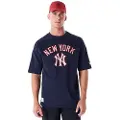 New Era Mlb Rib Infill New York Yankees T-shirt Med Korte ærmer