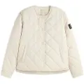 Ecoalf ECOALFtil kvinder. MCWGAJKMUSA00987S24-241 Musa beige jakke (S), Casual, Lange ærmer, Genanvendt polister, Bæredygtig