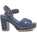 Refresh Refreshtil kvinder. 17156006-JEANS Sandaler i læder 171560 blå (40), 5-8 cm, Ruskind, Spænder, Casual, Party
