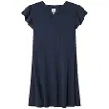Pepe Jeans Pepe Jeanstil piger. PG951669 Rachna-kjole marineblå (12años= 152cm), Casual, Polyester, Korte ærmer, børnetøj