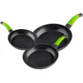 Supreme Miljøvenlige Smedede Stegepander I Aluminium Med Xylanbelægning 18-20-24 Cm