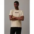 Calvin Klein Embroidered Logo Peached T-shirt Med Korte ærmer