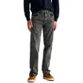 Gant Ganttil mænd. 1000250 Regular Fit Jeans med sort vask (33/34), Casual, Bomuld, Denim