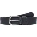 Timberland Timberlandtil mænd. TB0A5MTDDQ51 35 mm marineblå præget læderbælte (M), Casual