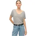 Superdry Studios Slub Embroidered Vee T-shirt Med Korte ærmer
