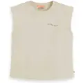 Scotch & Soda Side Panel Insert ærmeløs T-shirt