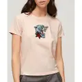 Superdry Tattoo Embroidered Fitted T-shirt Med Korte ærmer