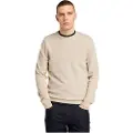 Timberland Timberlandtil mænd. TB0A2BFHEGM1 Cohas Brook beige merinouldtrøje med rund hals (M), Casual, Bomuld