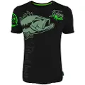 Hotspot titanium Black Bass Mania T-shirt Med Korte ærmer