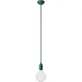 Creative Cables Med Bulb Silikone Farverig Pendellampe Med Tekstilkabel