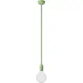 Creative Cables Med Bulb Silikone Farverig Pendellampe Med Tekstilkabel