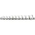 JBM 3/8´´ Crowfoot Set Of 10 Es Fastnøglesæt